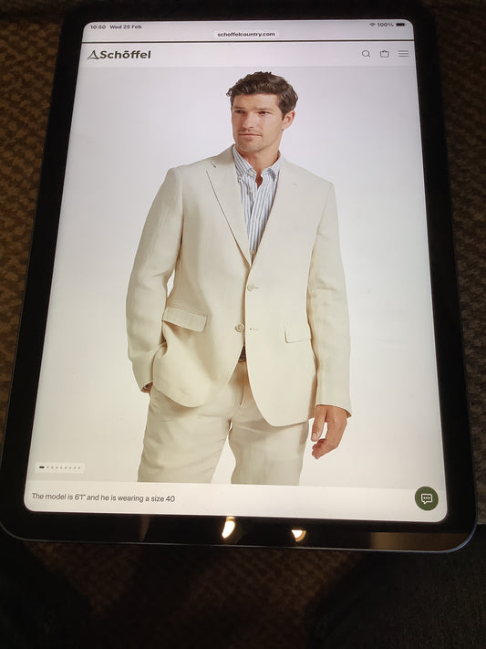 Cowes linen Jacket by Schoffel