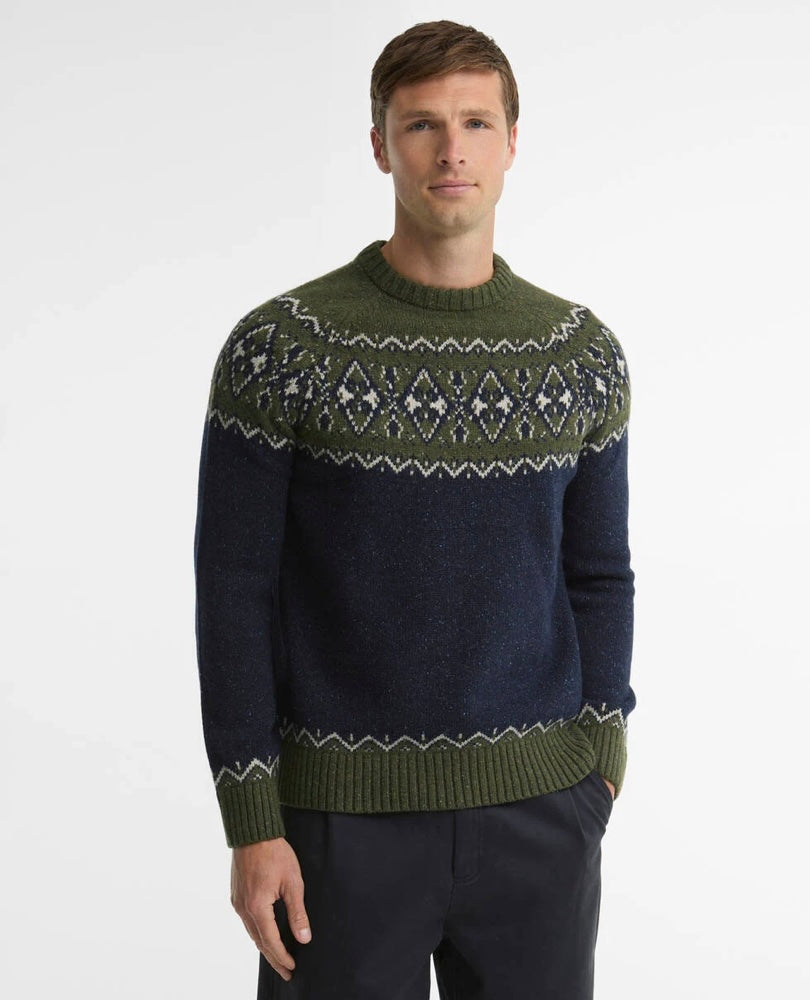Tisbury Fair isle crew neck jumper