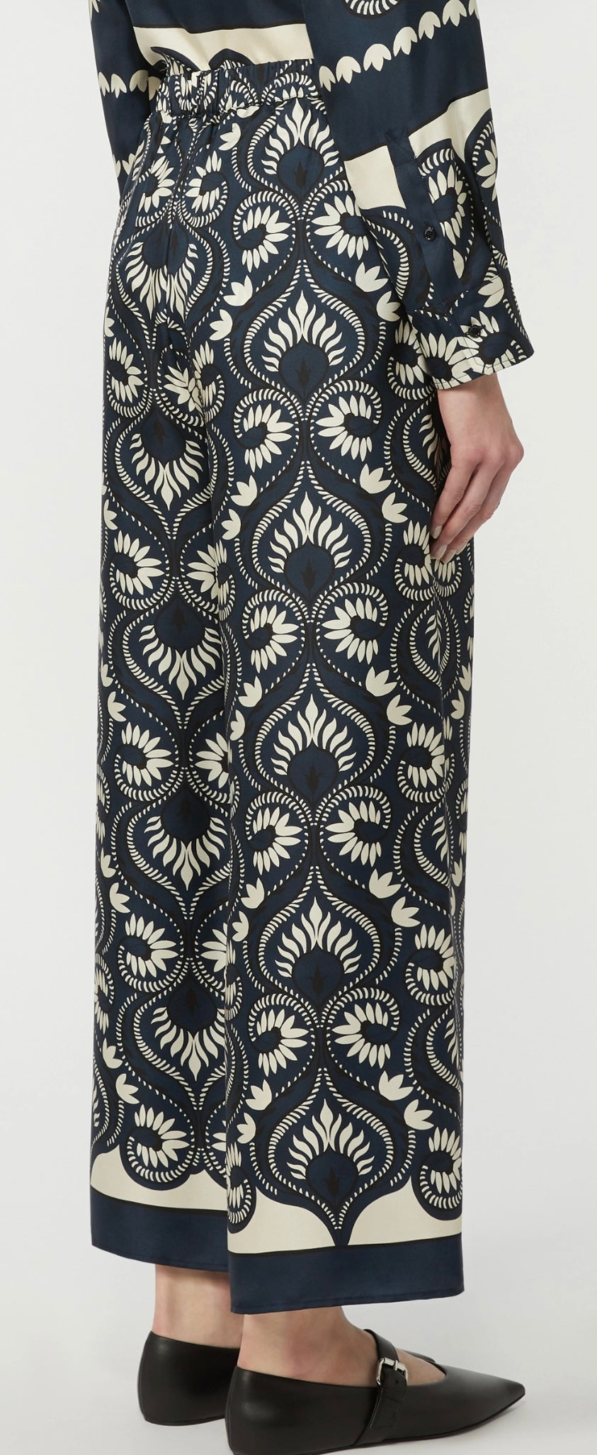 Maxmara Printed silk Trousers