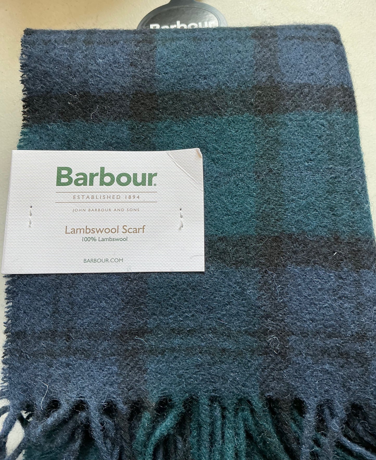 Barbour Classic Tartan Lambswool Scarves