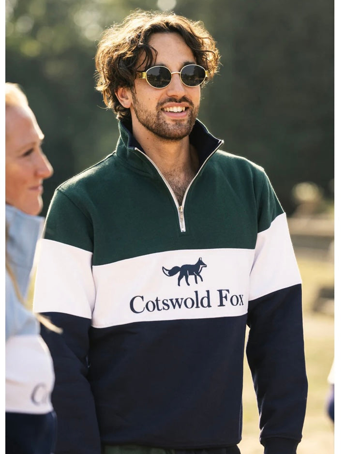 Cotswold Fox Cirencester 1/4 zip Sweatshirt