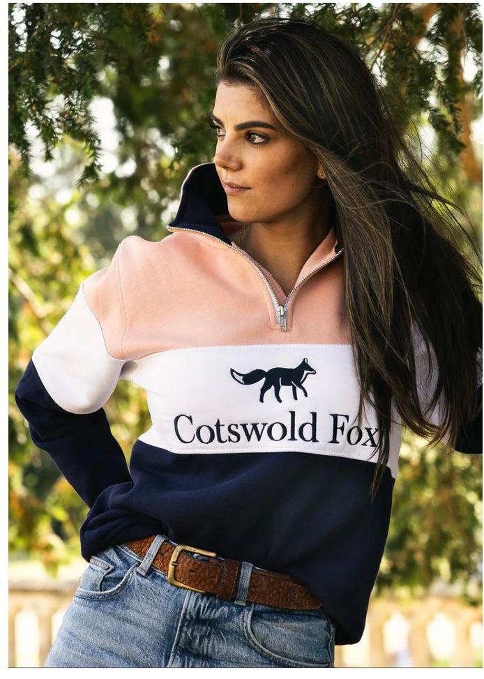 Cotswold Fox Cirencester 1/4 zip Sweatshirt