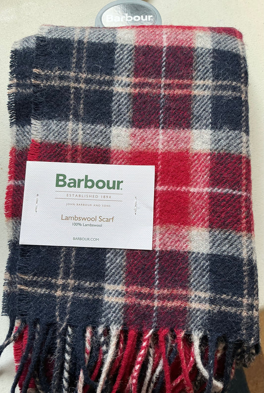 Barbour Classic Tartan Lambswool Scarves