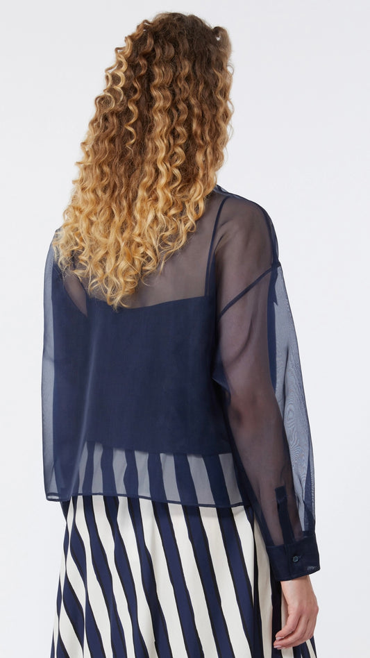 Maxmara Silk Organza Shirt