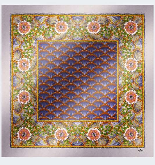 MAXMARA SCARF
Printed silk twill foulard