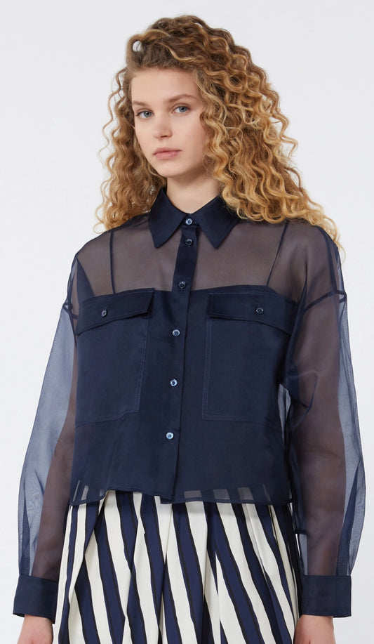 Maxmara Silk Organza Shirt