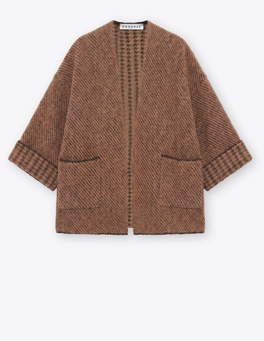 Rosso 35 Jacquard Knit Cardigan