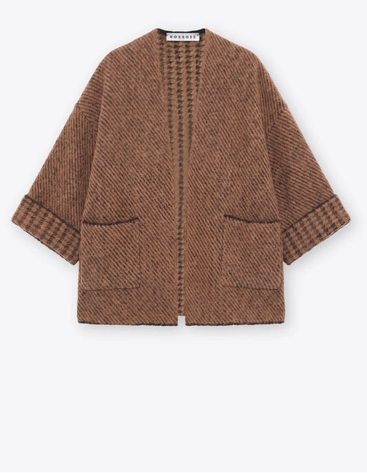 Jacquard Knit Cardigan