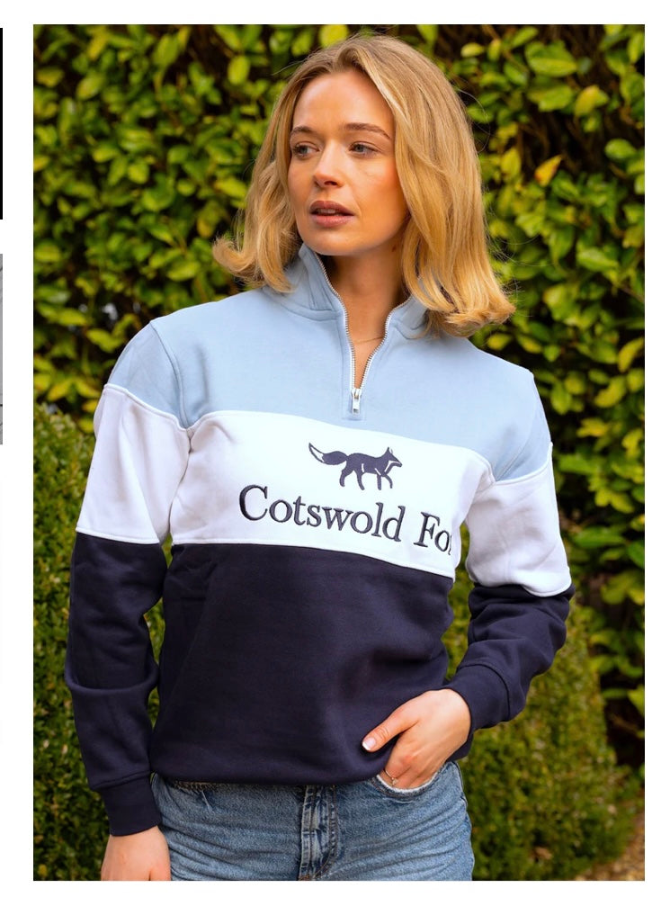 Cotswold Fox Cirencester 1/4 zip Sweatshirt