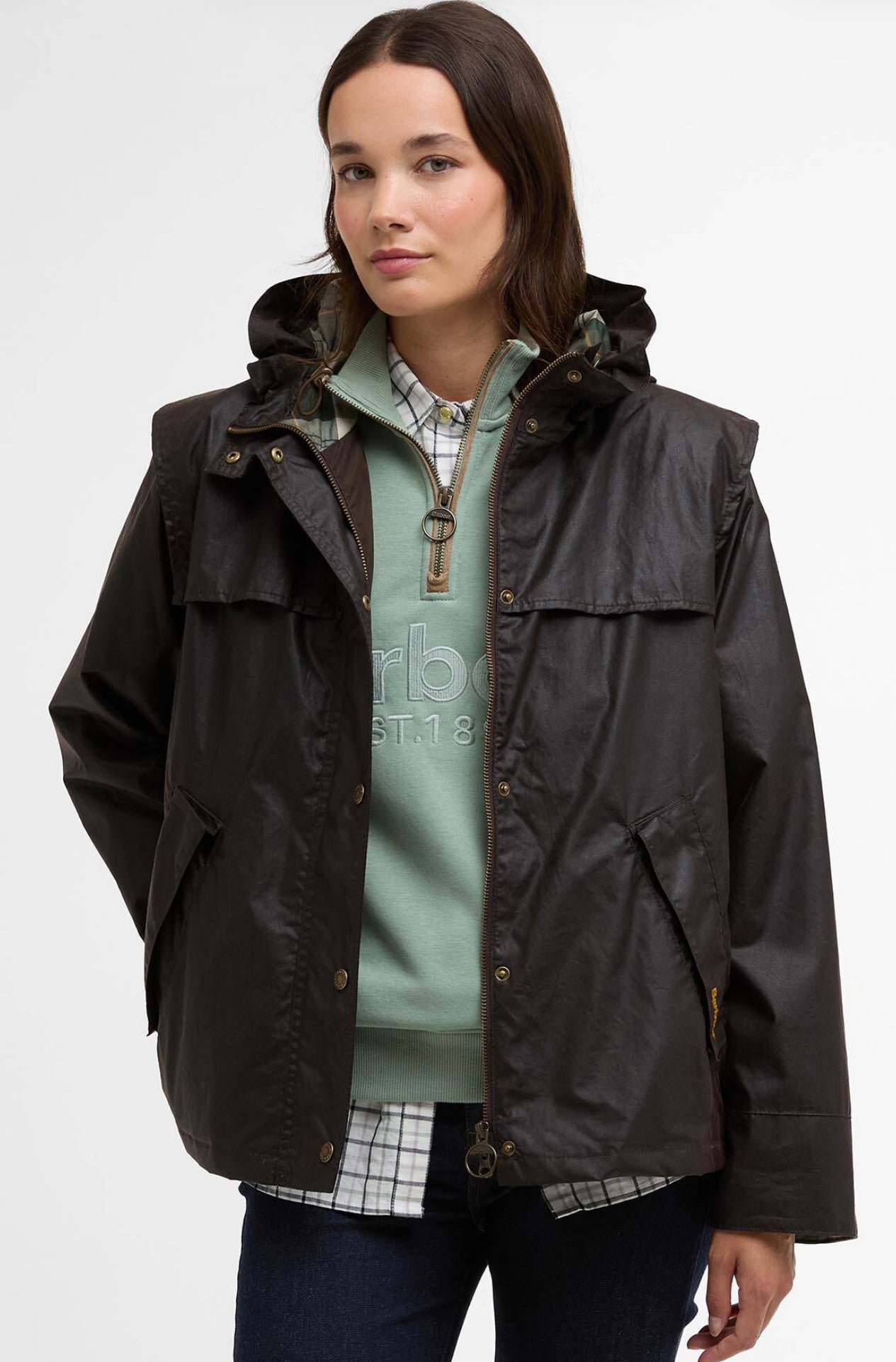Barbour Ornella wax jacket
