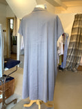 Fabiana Filippi Grey Linen and Cotton Dress