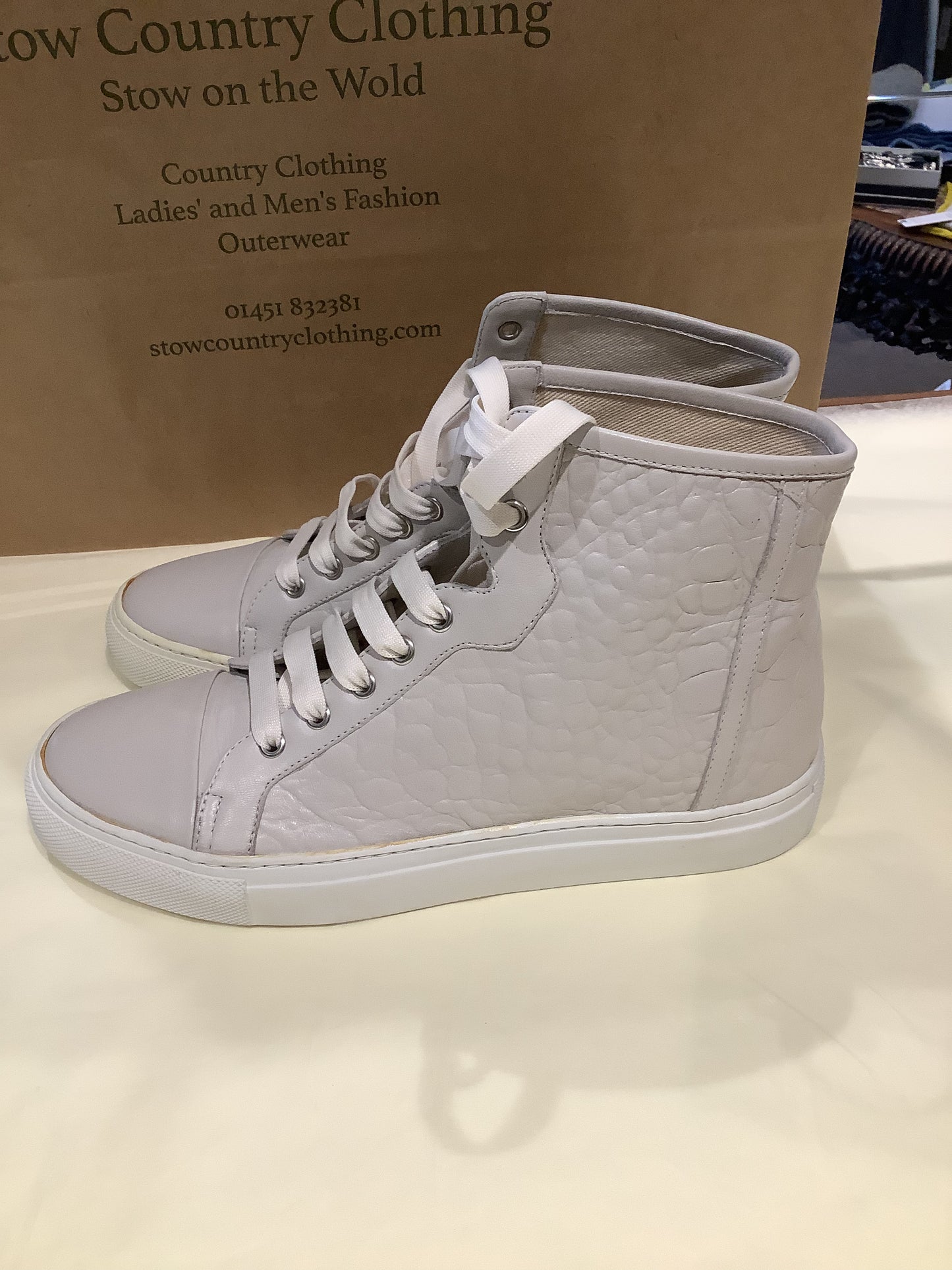 Fabiana Filippi Leather High Tops Allessandra