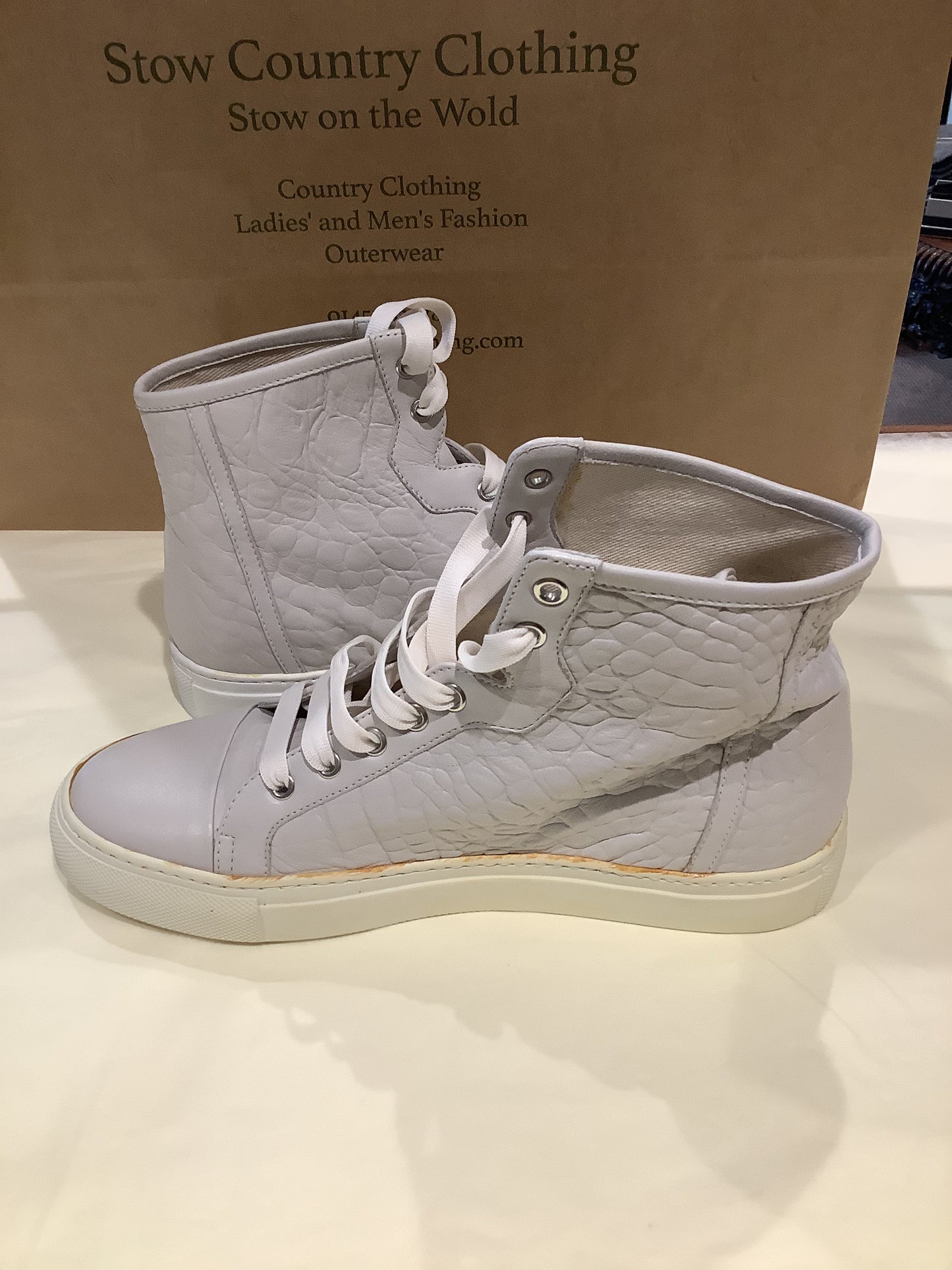 Fabiana Filippi Leather High Tops Allessandra