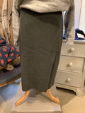 Fabiana Filippi Wrapover wool and silk skirt