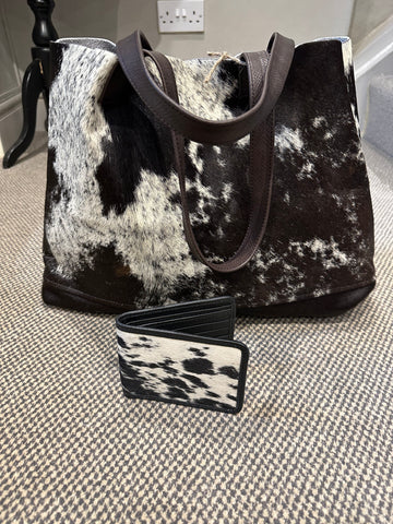 Wild Apple Cowhide Tote Bag