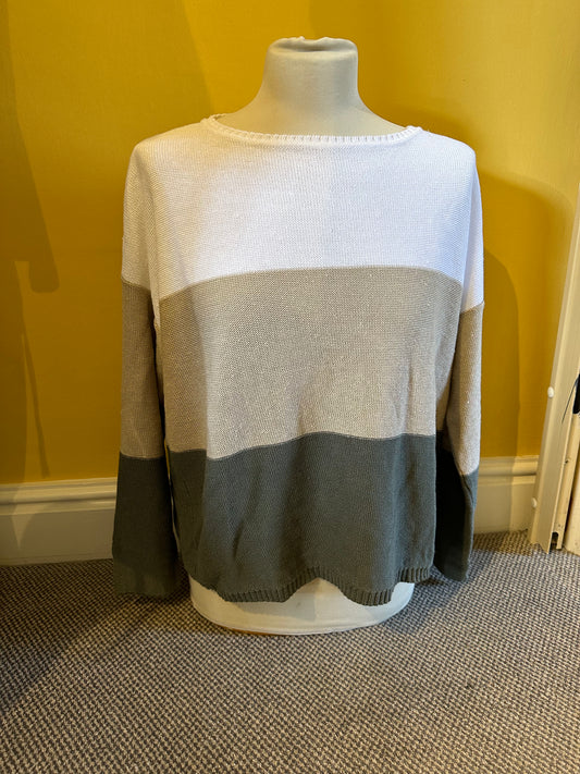 Rosso Linen Stripe Sweater