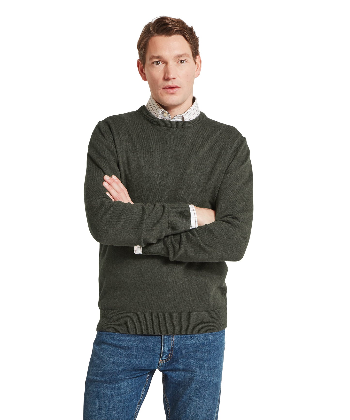 Schoffel Calton Cashmere crew neck jumper
