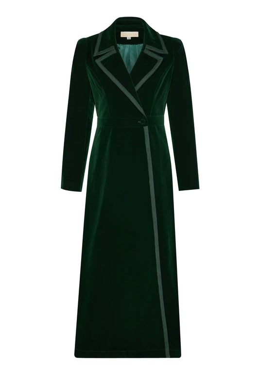 Isla Velvet Dress Coat