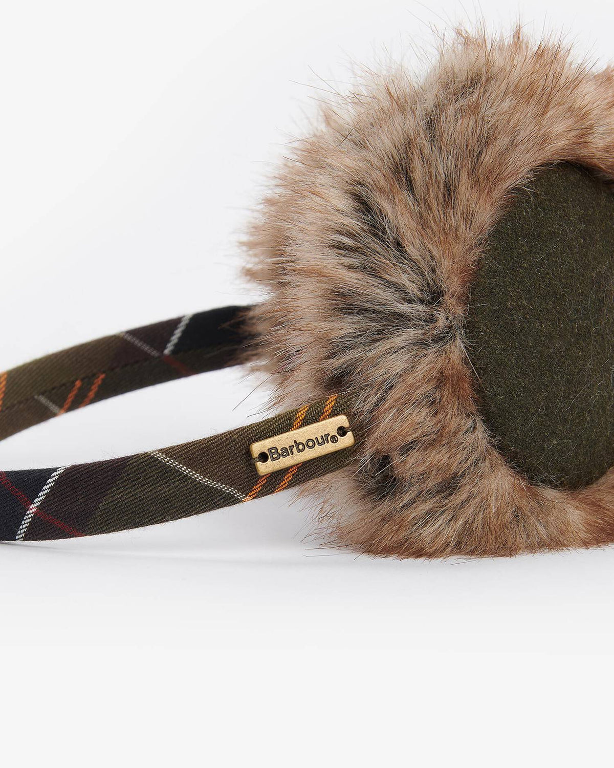 Barbell Faux-Fur Ear Muffs