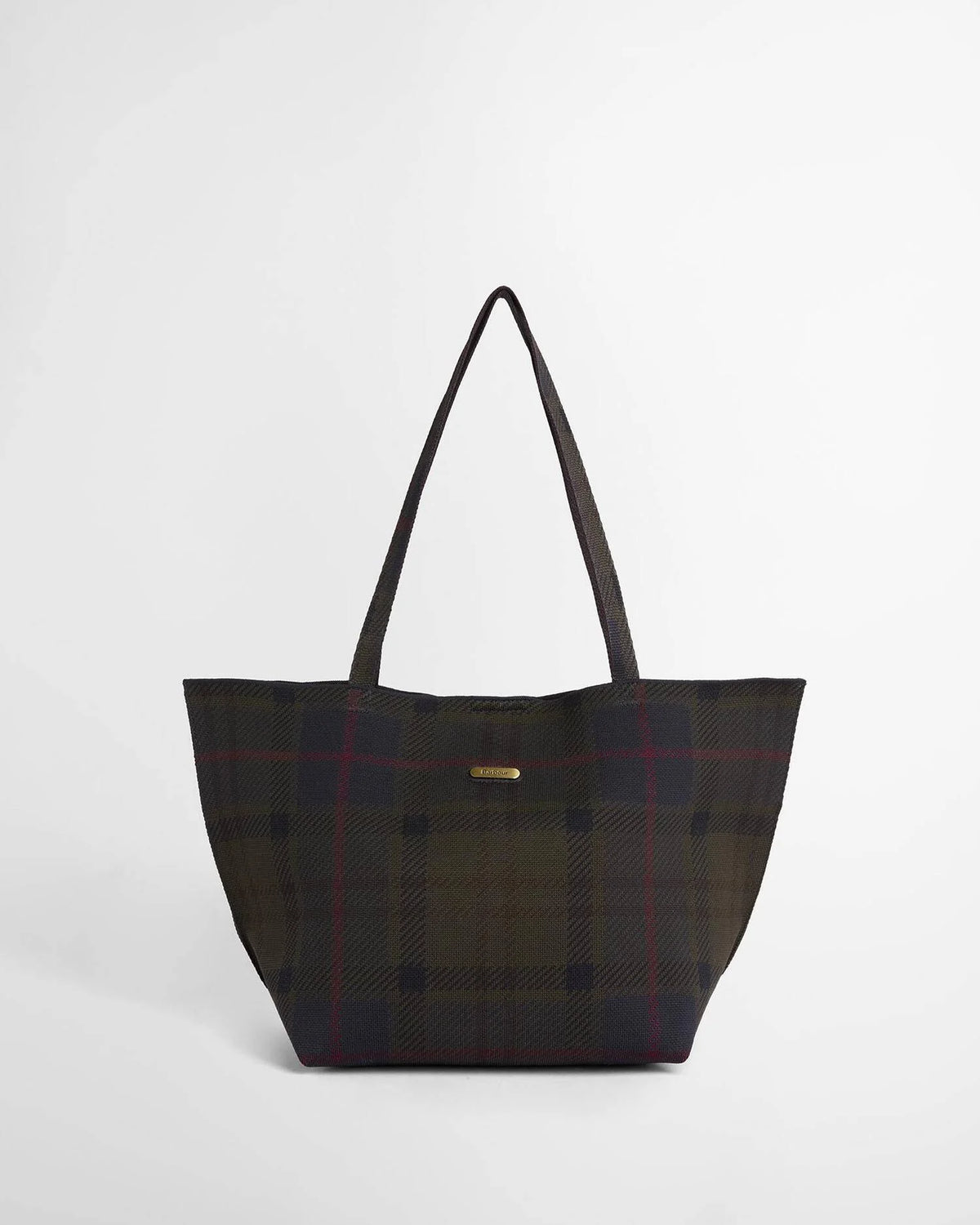 Layla Tartan Large Tote Bag Shadow Tartan