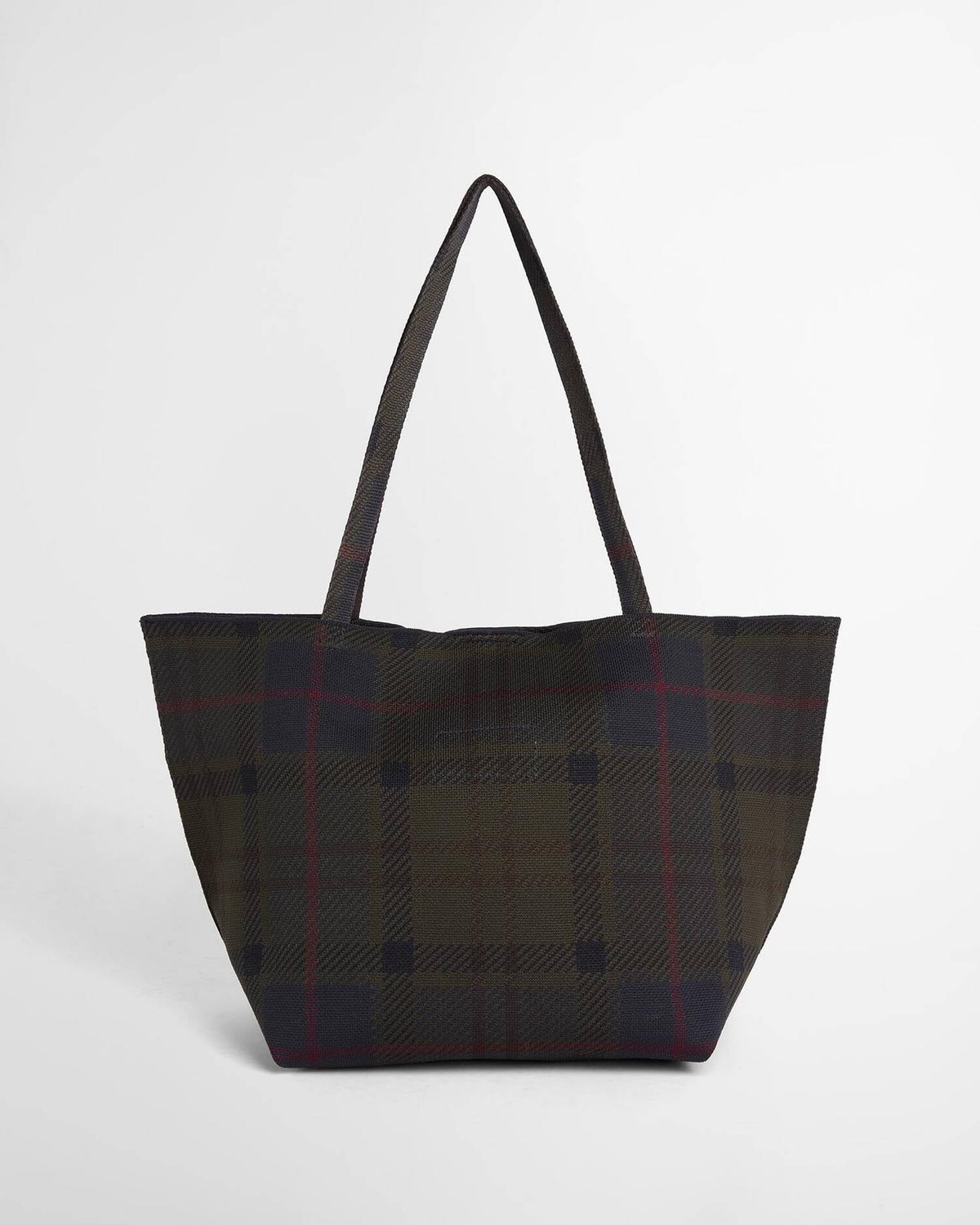 Layla Tartan Large Tote Bag Shadow Tartan