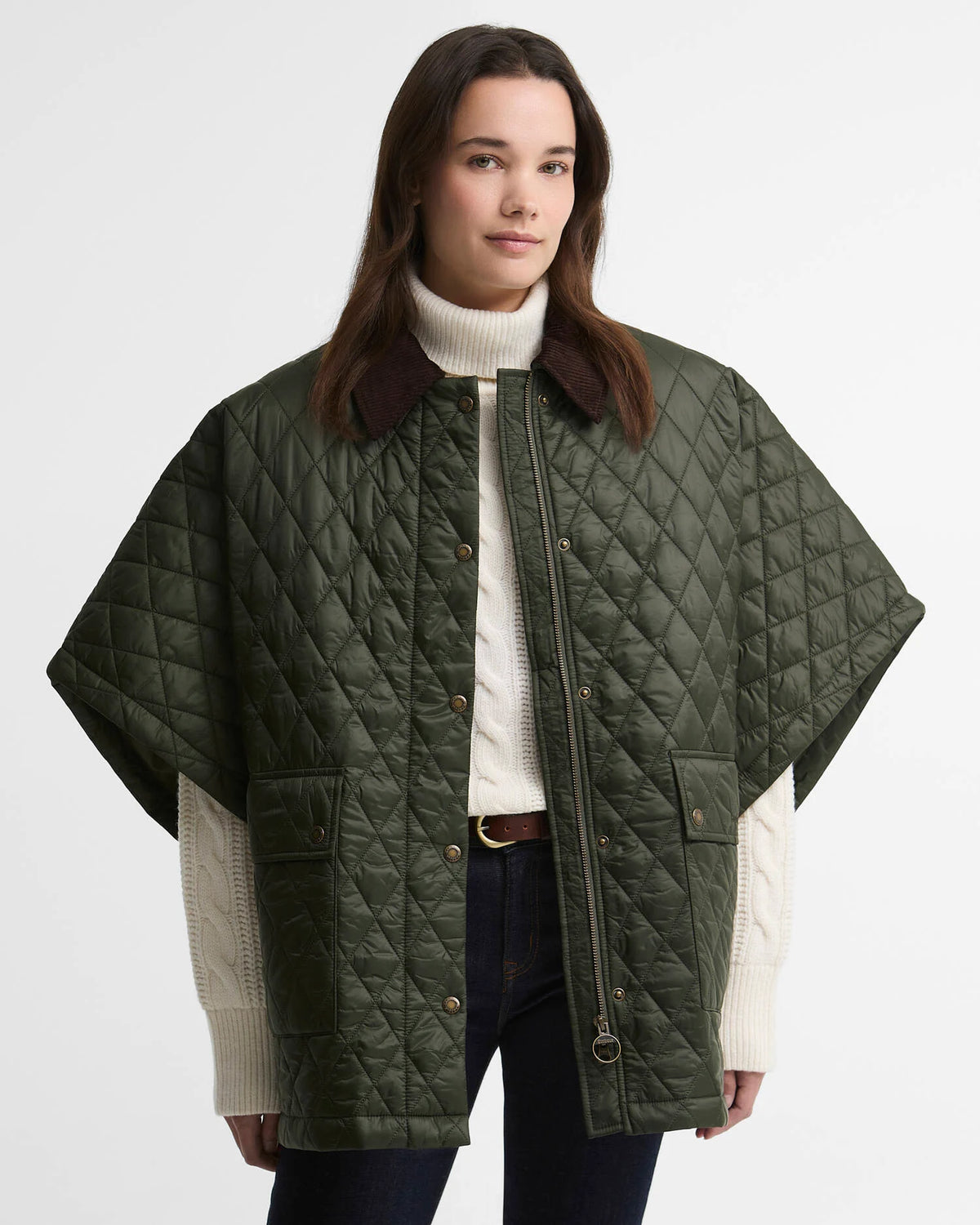 Mildred Quilted Cape