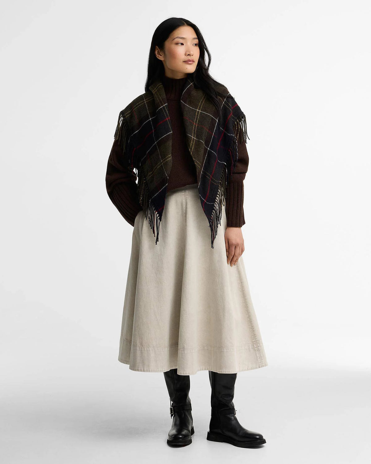 Kirklees Tartan Triangular Scarf