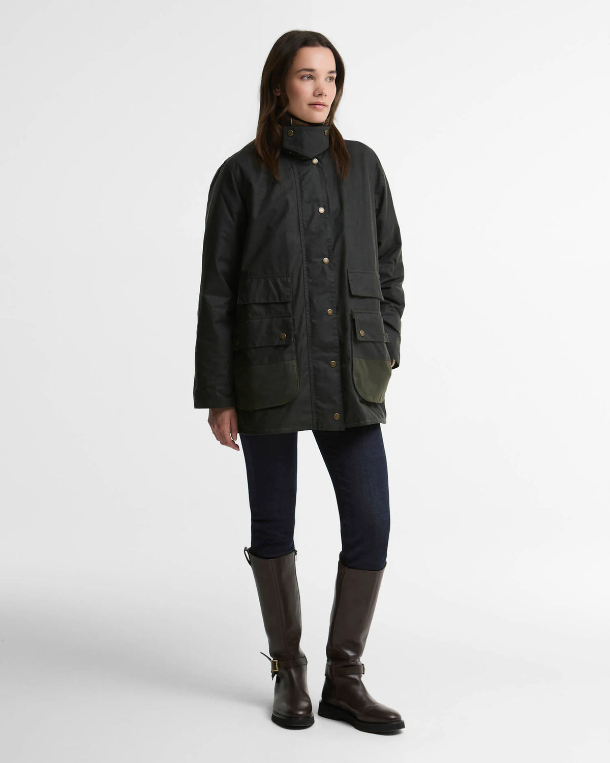 Modern Border Waxed Jacket