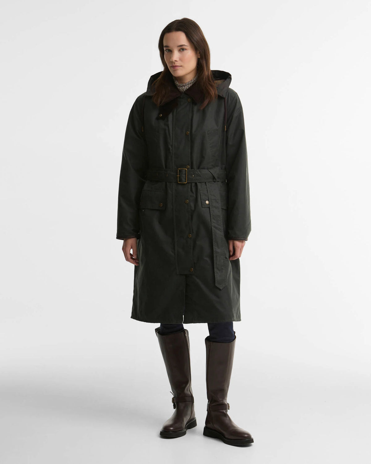 Antoinette Waxed Trench Coat