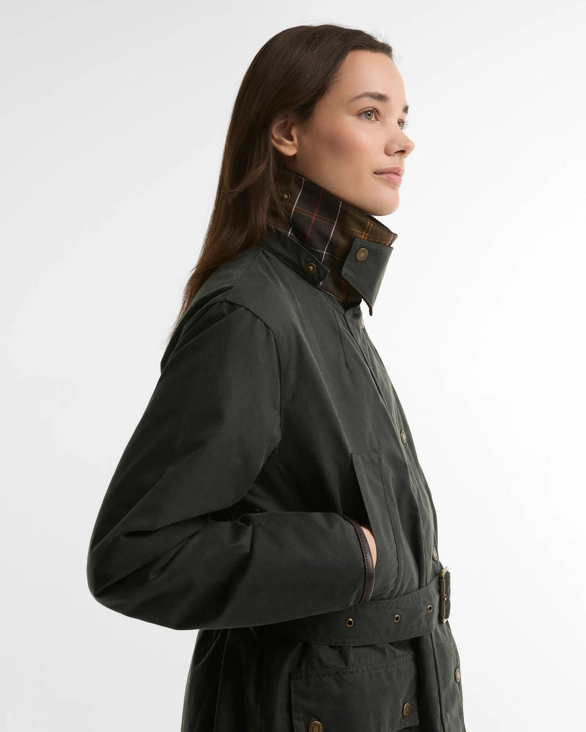 Antoinette Waxed Trench Coat