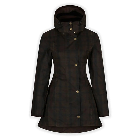 Welligogs Louise Deluxe Check Wax Coat