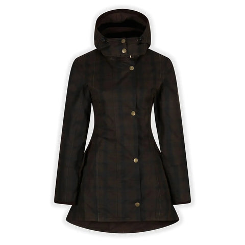 Welligogs Louise Deluxe Check Wax Coat