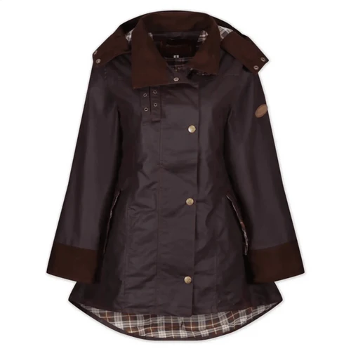 Welligogs Louise Mahogany Wax Coat
