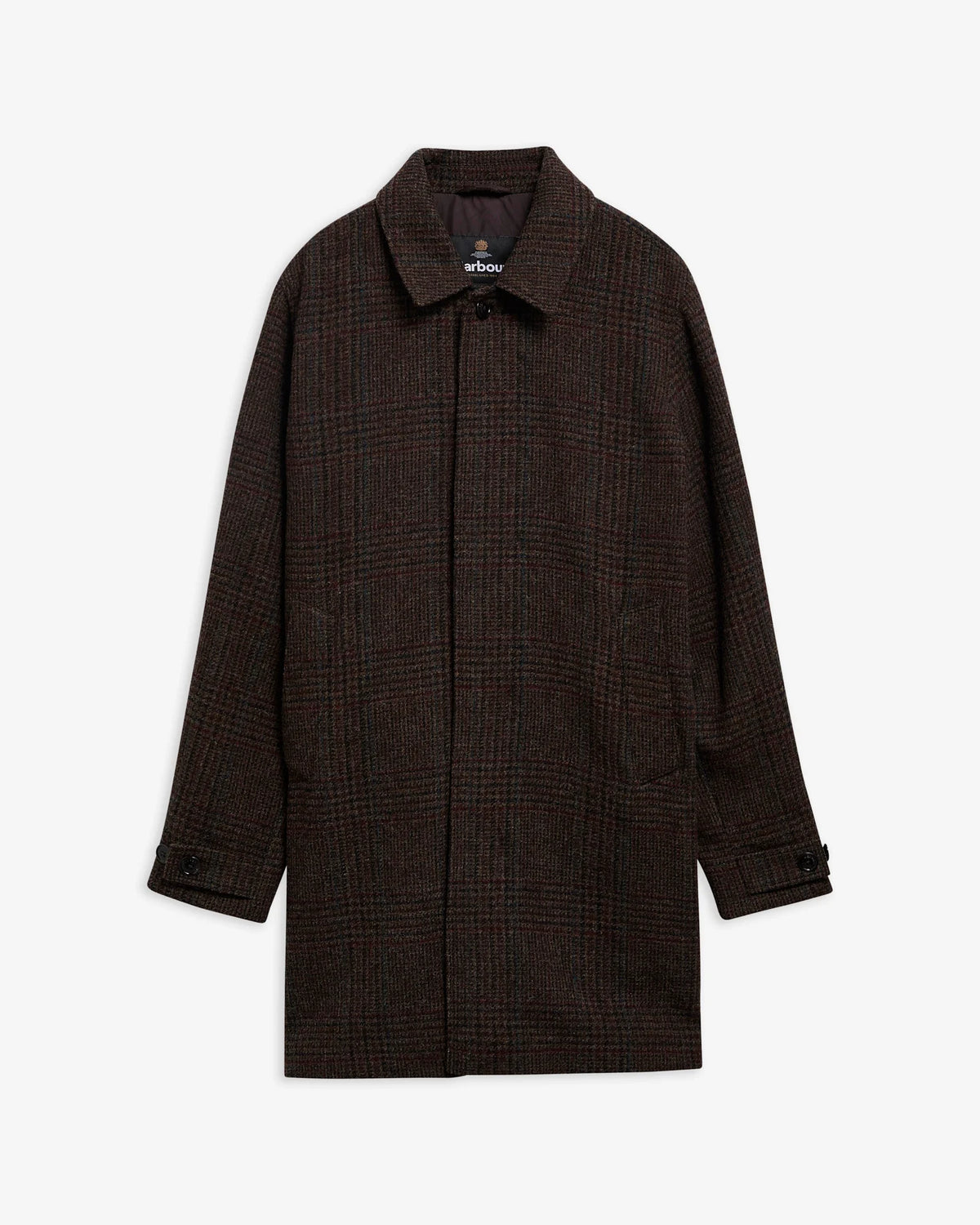 Lorden Check Wool Overcoat