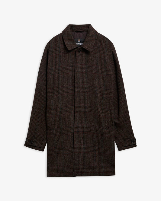 Lorden Check Wool Overcoat