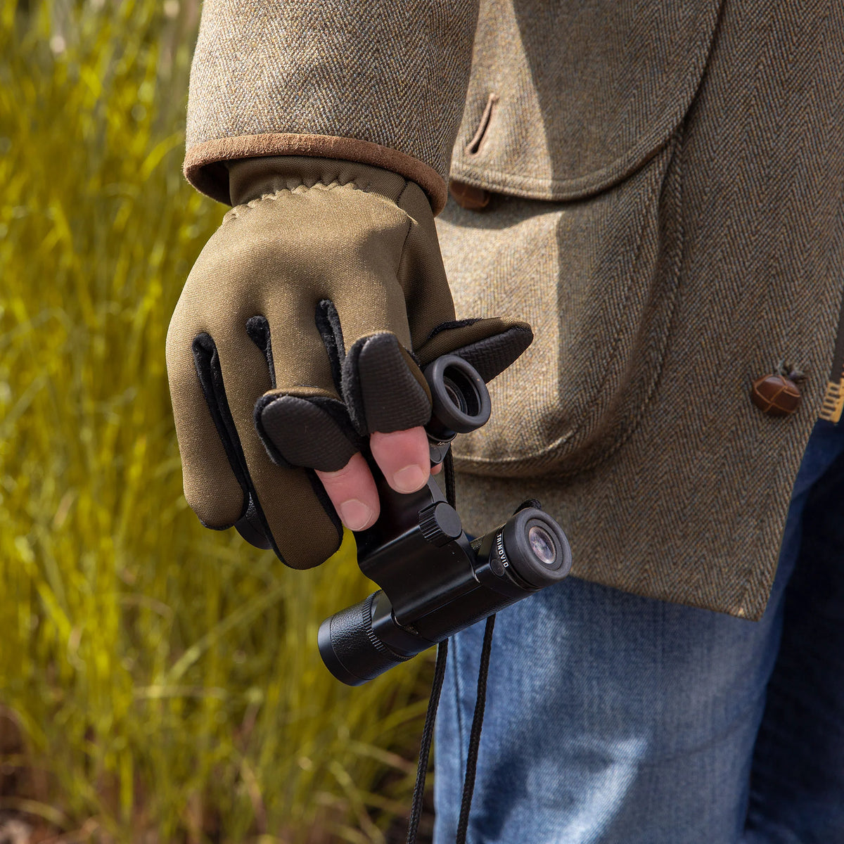 Men's Shooting Gloves with Rubber Palm - Colt