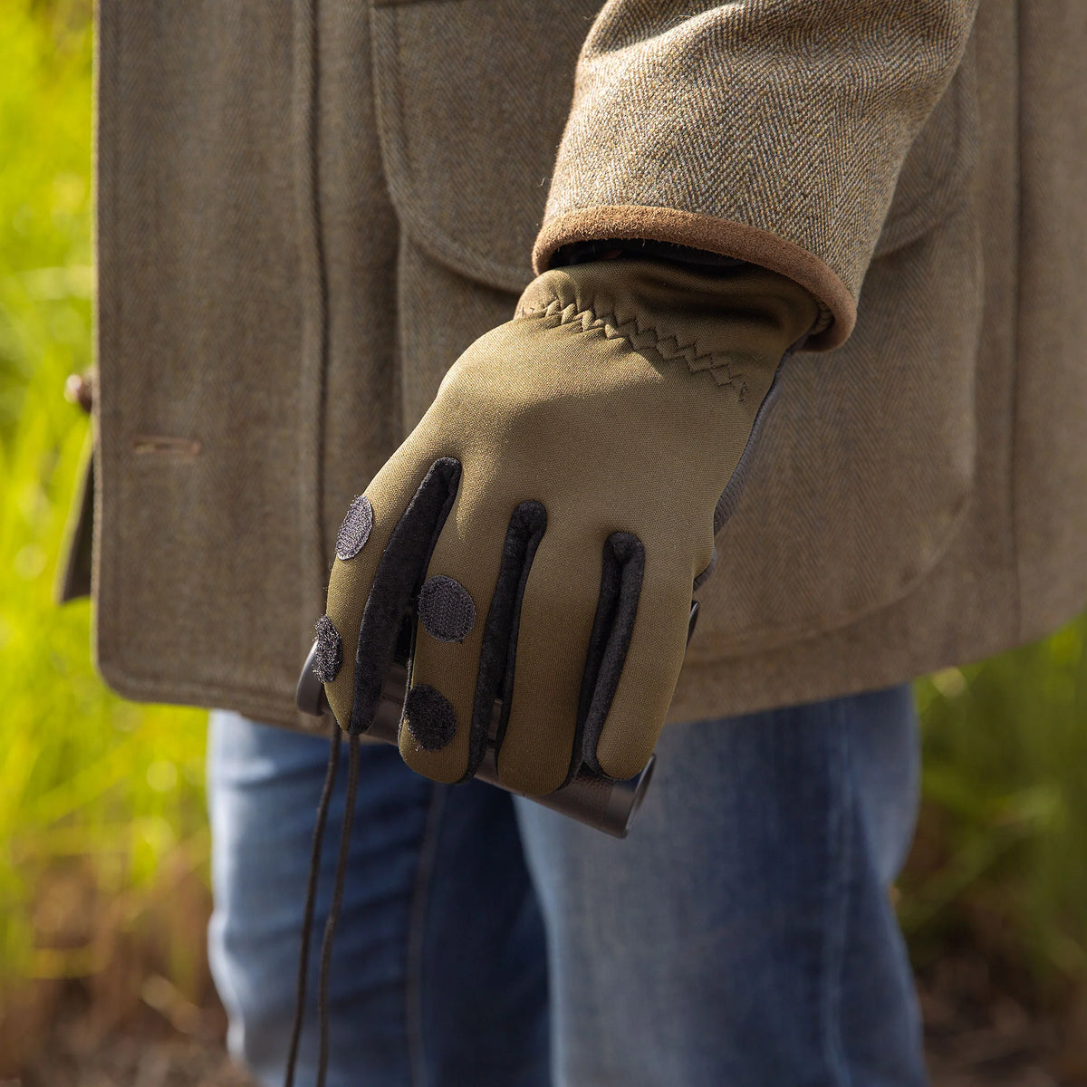 Men's Shooting Gloves with Rubber Palm - Colt