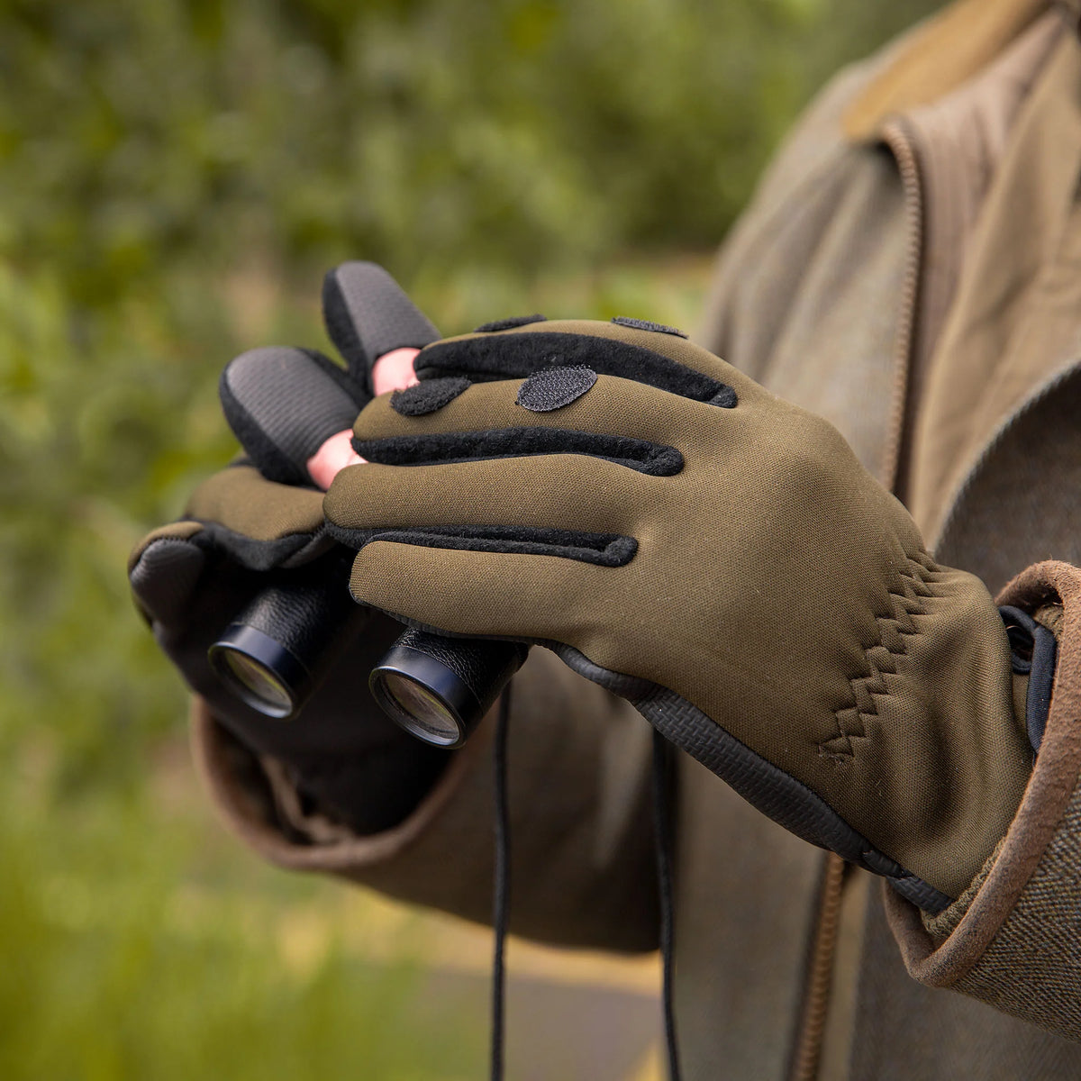 Men's Shooting Gloves with Rubber Palm - Colt
