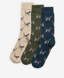 Barbour mens socks gift box