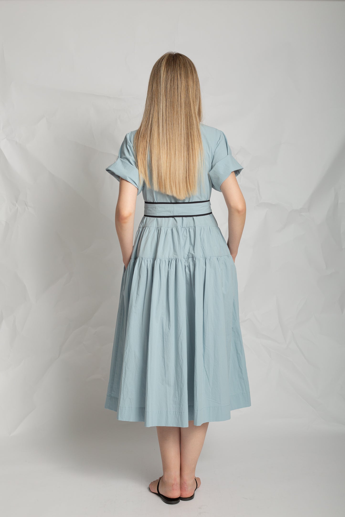 Les Filles D'ailleurs Light Blue Dress R868