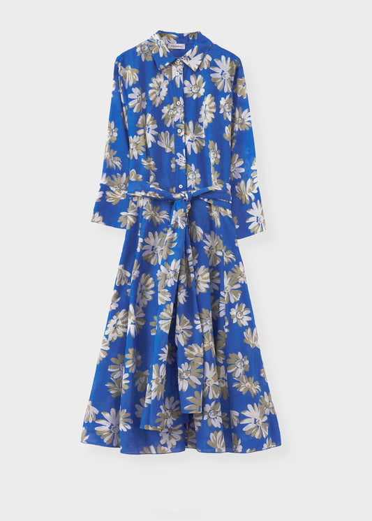 Rosso35 Blue Flower Dress S6635