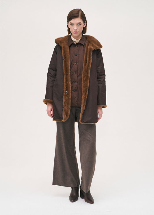 Rosso35 Reversible Coat S7144A