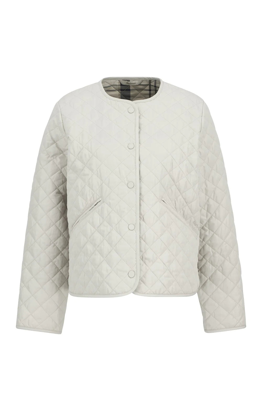 Cashel Collarless Quilted Jacket