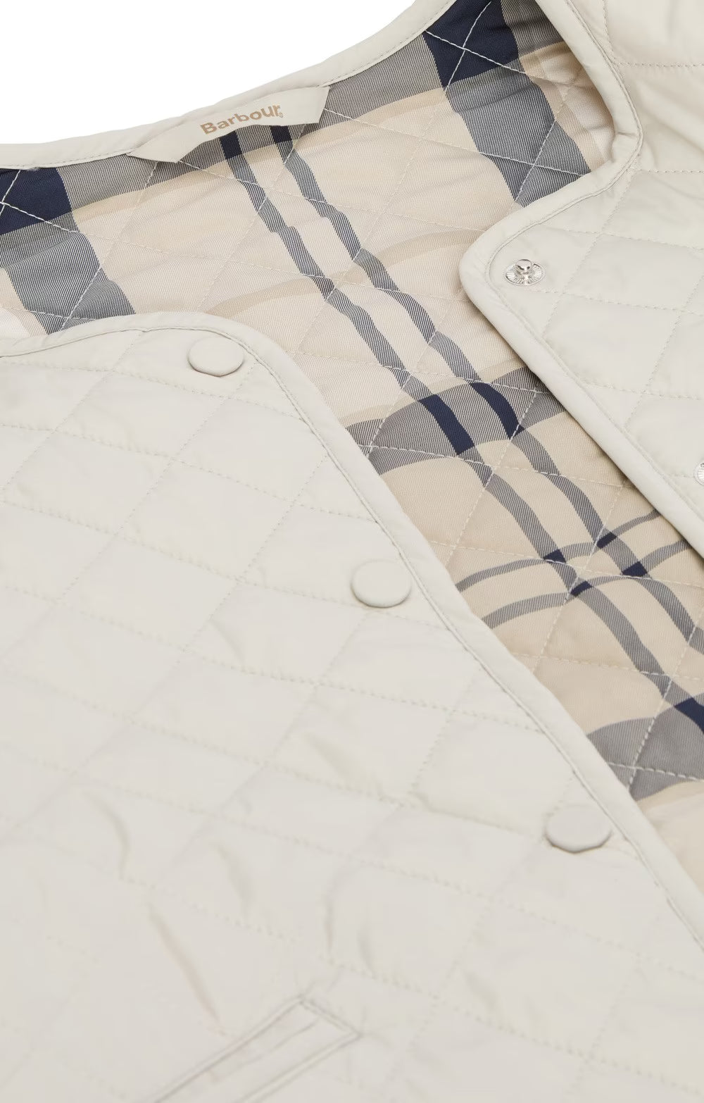 Cashel Collarless Quilted Jacket