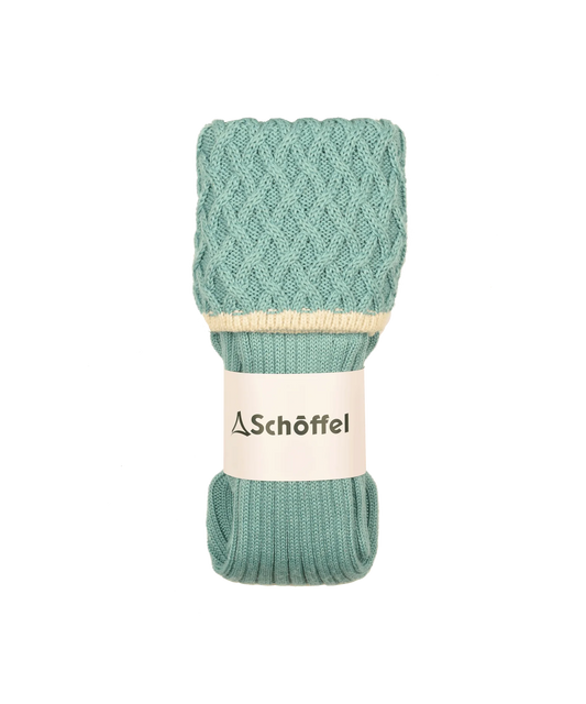 Schoffel Ladies Teal Socks