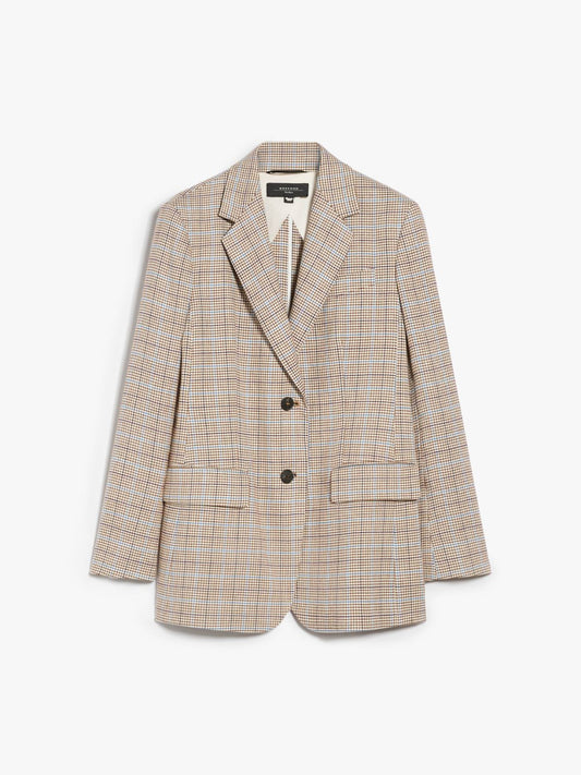 Maxmara Weekend Linen & Cotton Twill Blazer