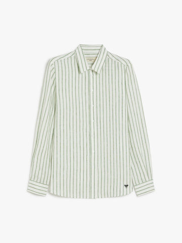 Maxmara Weekend Striped Linen Shirt