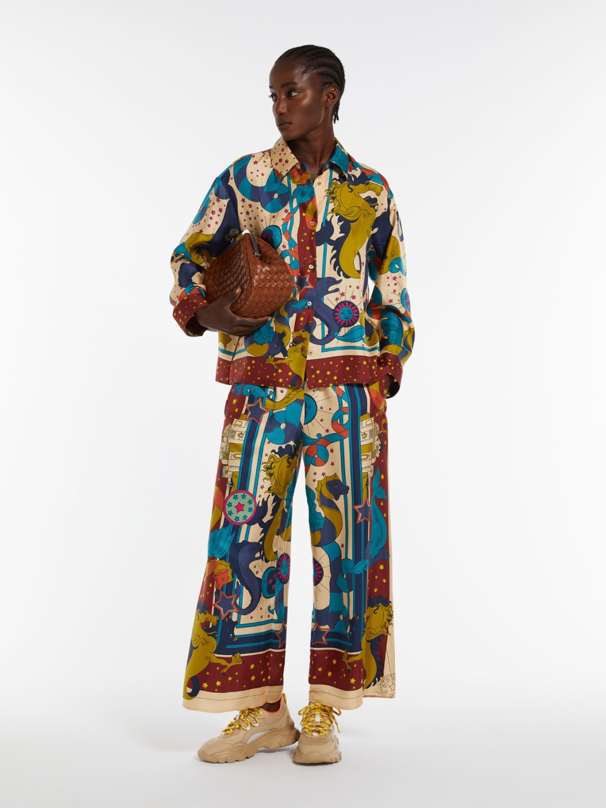 Maxmara Weekend CAIO Printed Silk Shirt