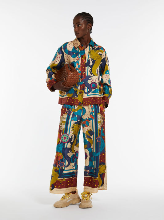 Maxmara Weekend CAIO Printed Silk Shirt