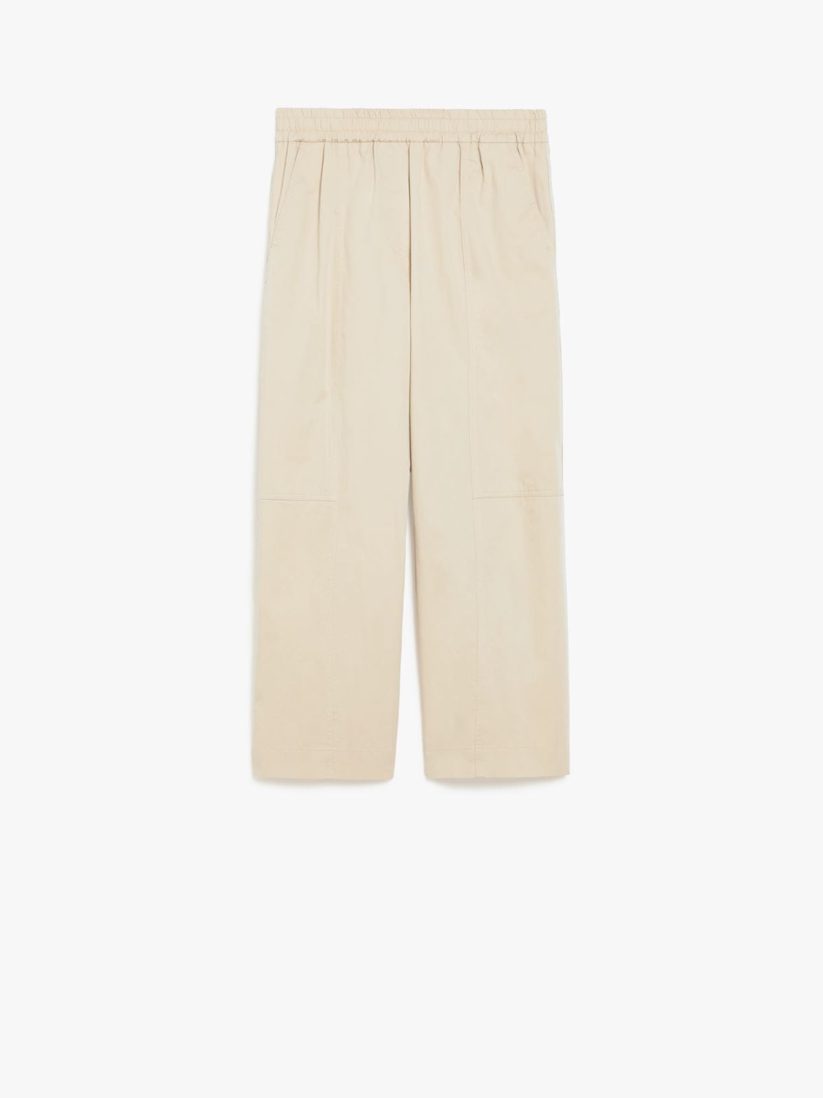 Maxmara Weekend Cotton Wide-leg Trousers